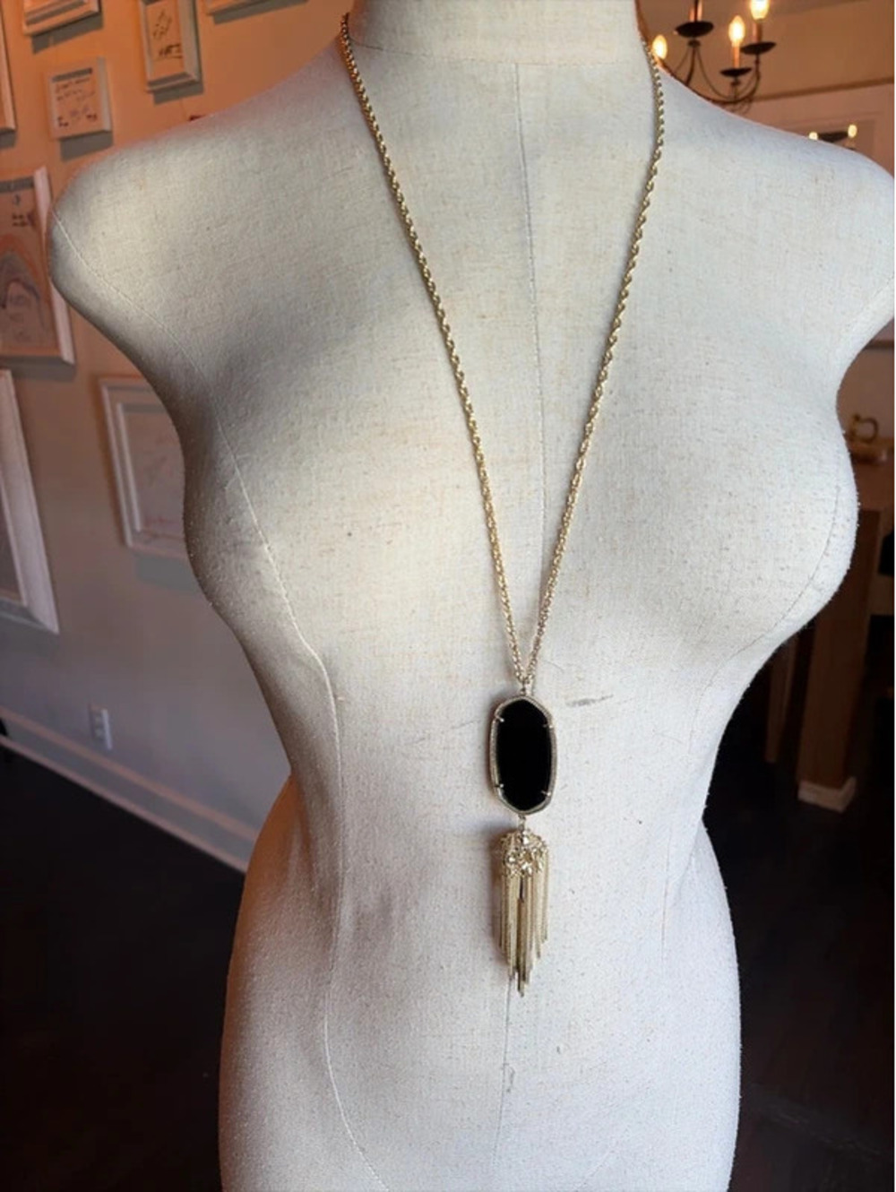 Kendra Scott Rayne long pendant tassel necklace!